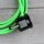 Textilkabel Neon-Grün 3-adrig mit Schnurschalter und Schutzkontakt-Stecker Anschlussleitung 2-5m