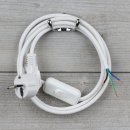 PVC-Lampen Anschlussleitung weiß 2 Meter 3-adrig...