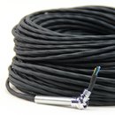 Textilkabel-Stoffkabel schwarz, 3-adrig 3x0,75, extra...