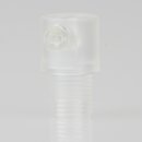 Zugentlastung Kunststoff transparent M10x1x10mm Aussengewinde