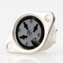 DIN Einbau-Kupplung Metall 3-polig mit Lötanschluss...