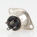 DIN Einbau-Kupplung Metall 3-polig mit Lötanschluss...