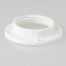 E14 Unterring Schraubring Thermoplast weiß 43x10mm für Kunststoff Fassung